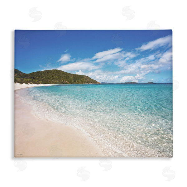 stupell industries Seven Trees Design | Coastal Caribbean Shoreline Wall Art