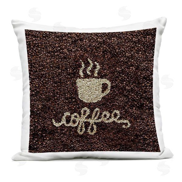 Stupell Industries Seven Trees Design | Coffee Bean Pattern Printed Throw Pillow