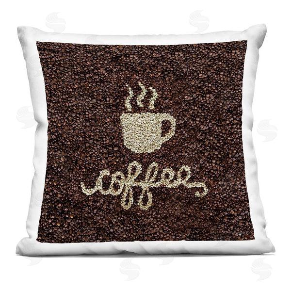stupell industries Seven Trees Design | Coffee Bean Pattern Printed Throw Pillow