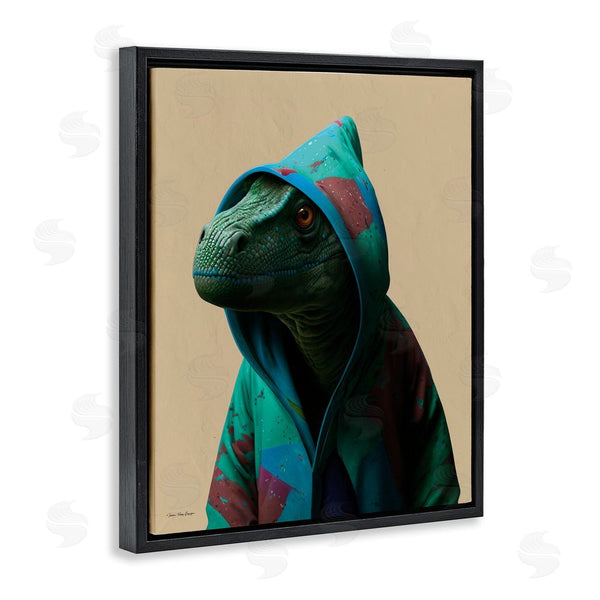 Stupell Industries Seven Trees Design | Dinosaur In Stylish Hoodie Wall Art