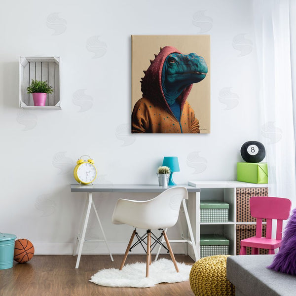 Stupell Industries Seven Trees Design | Fun T-Rex In Hoodie Wall Art