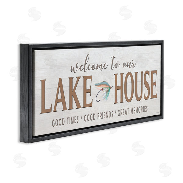 Stupell Industries Seven Trees Design | Lake House Rustic Welcome Wall Art