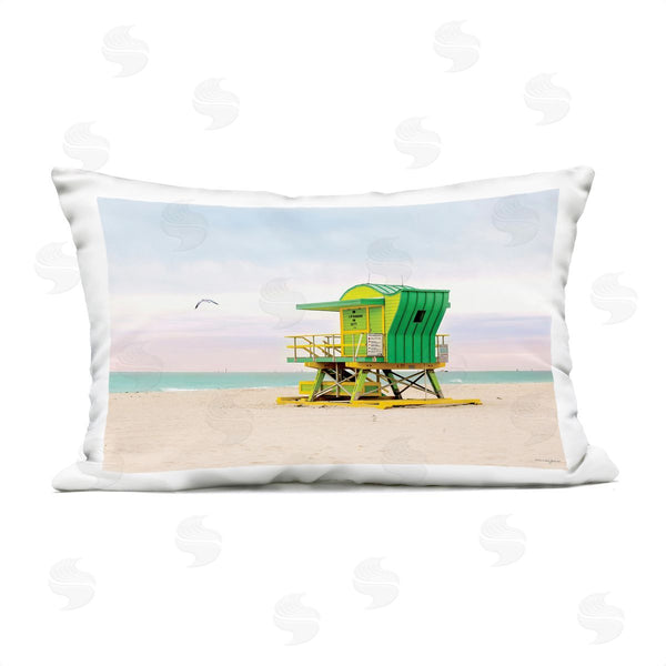 Stupell Industries Seven Trees Design | Lime Green Lifeguard Hut