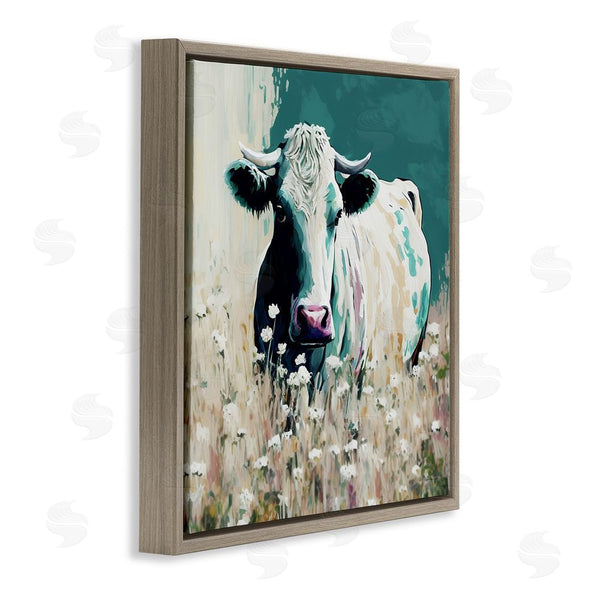 Stupell Industries Seven Trees Design | Modern Cow In Meadow Wall Art