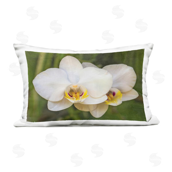 Stupell Industries Seven Trees Design | Orchid Blossom Glow Printed Throw Pillow