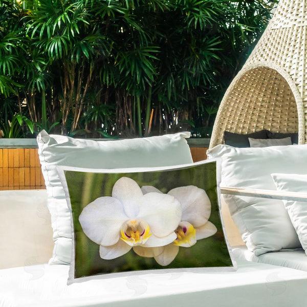 Stupell Industries Seven Trees Design | Orchid Blossom Glow Printed Throw Pillow
