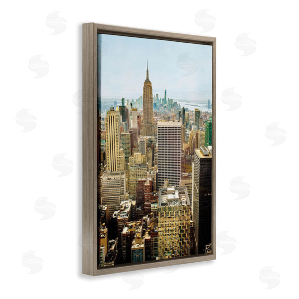 Stupell Industries Seven Trees Design | Overlooking Cityscape Buildings