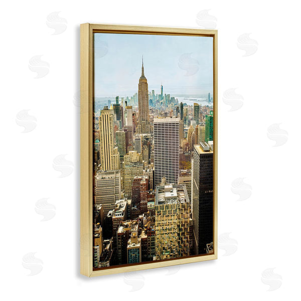 Stupell Industries Seven Trees Design | Overlooking Cityscape Buildings