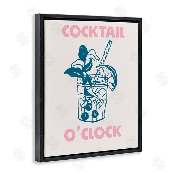 Stupell Industries Seven Trees Design | Pastel Cocktail O'Clock