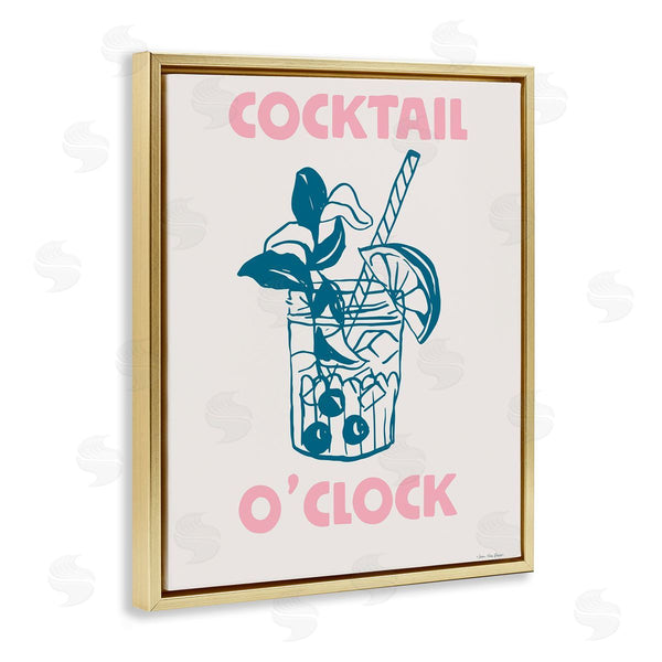 Stupell Industries Seven Trees Design | Pastel Cocktail O'Clock