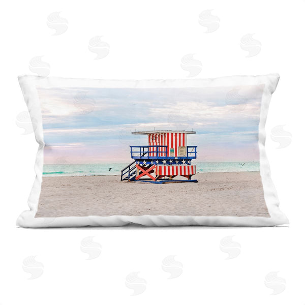 Stupell Industries Seven Trees Design | Patriotic Lifeguard Hut