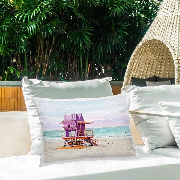 Stupell Industries Seven Trees Design | Purple Lifeguard Building