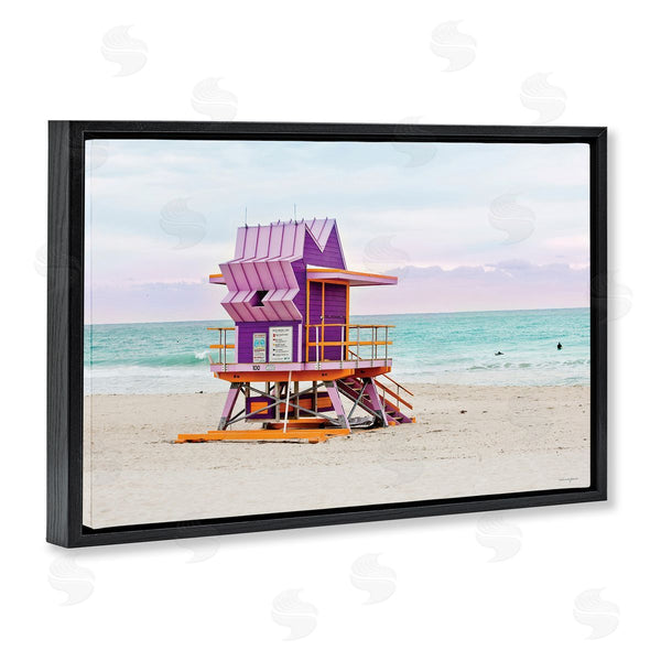 Stupell Industries Seven Trees Design | Purple Lifeguard Building