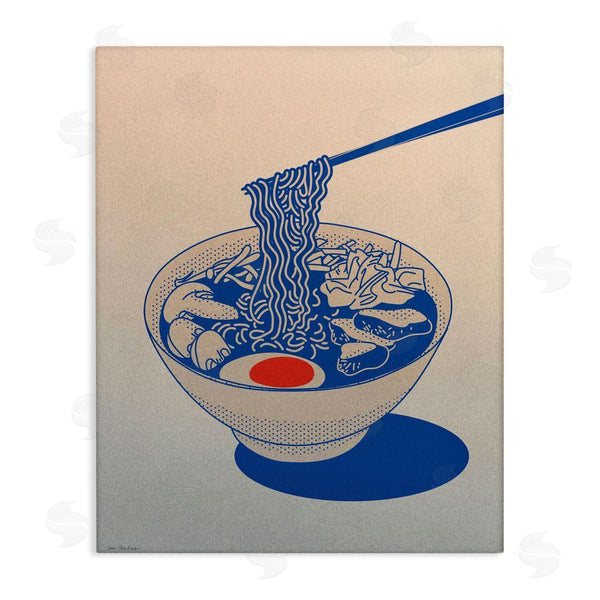stupell industries Seven Trees Design | Ramen Noodle Bowl Gradient Wall Art