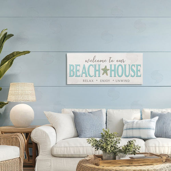 Stupell Industries Seven Trees Design | Relax Enjoy Unwind Beach House Wall Art