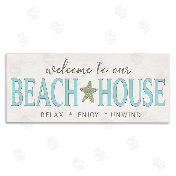 stupell industries Seven Trees Design | Relax Enjoy Unwind Beach House Wall Art