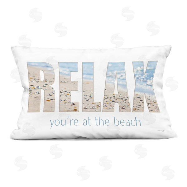 stupell industries Seven Trees Design | Relax You're At The Beach Printed Throw Pillow