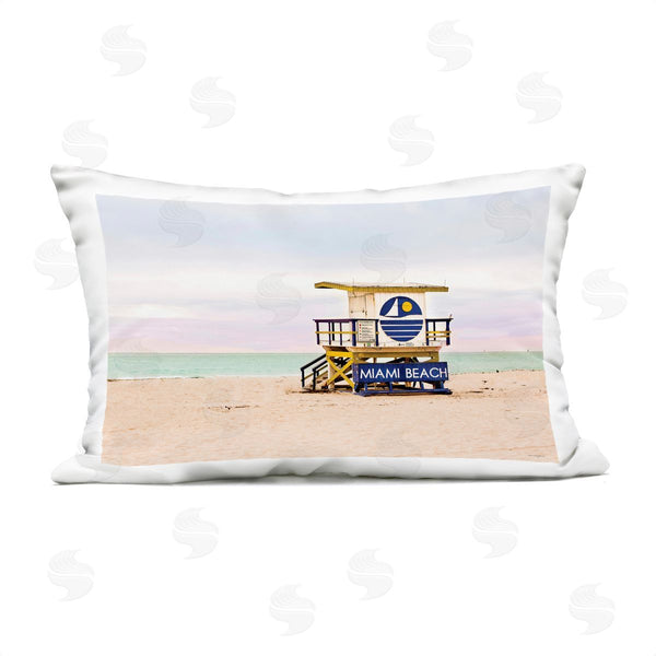 Stupell Industries Seven Trees Design | South Beach Beacon Printed Throw Pillow