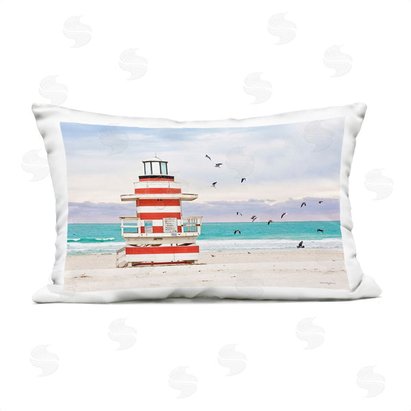 Stupell Industries Seven Trees Design | South Beach Sentry Printed Throw Pillow