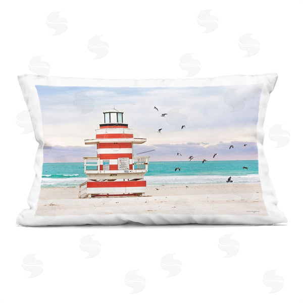 stupell industries Seven Trees Design | South Beach Sentry Printed Throw Pillow