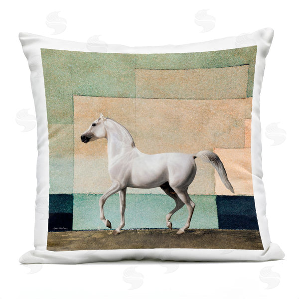 Stupell Industries Seven Trees Design | Stoic Horse Geometric Background Printed Throw Pillow