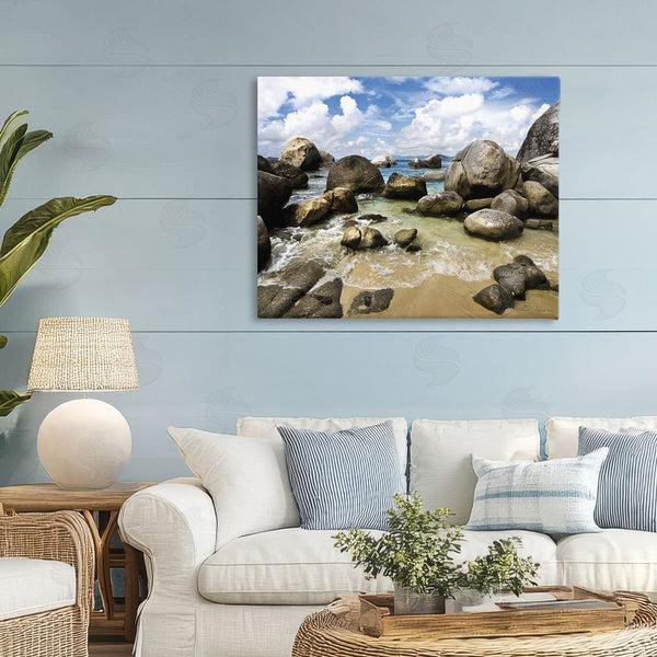 Stupell Industries Seven Trees Design | The Baths Rocky Coastline Wall Art