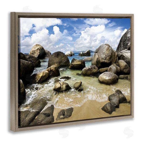 Stupell Industries Seven Trees Design | The Baths Rocky Coastline Wall Art