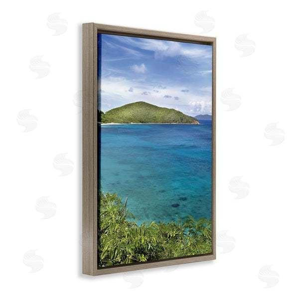 Stupell Industries Seven Trees Design | Tropical Island In Distance Wall Art