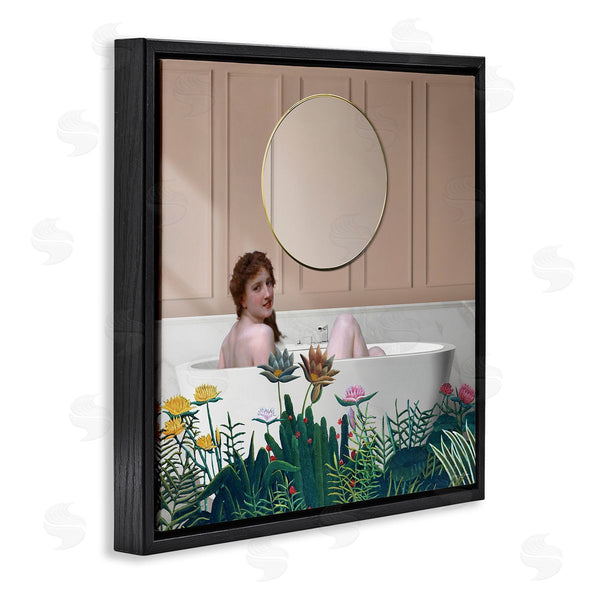 Stupell Industries Seven Trees Design | Vintage Lady In Bath