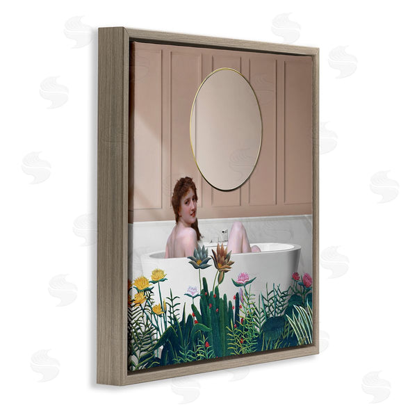 Stupell Industries Seven Trees Design | Vintage Lady In Bath