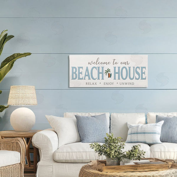 Stupell Industries Seven Trees Design | Welcome Beach House Greeting Wall Art