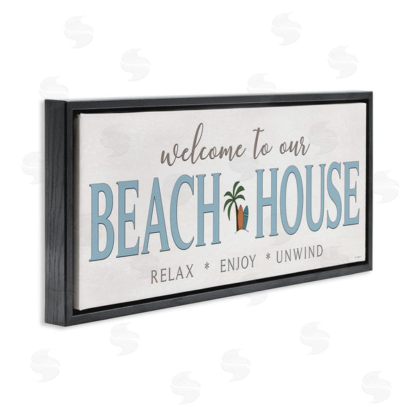 Stupell Industries Seven Trees Design | Welcome Beach House Greeting Wall Art