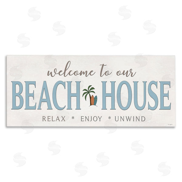 stupell industries Seven Trees Design | Welcome Beach House Greeting Wall Art