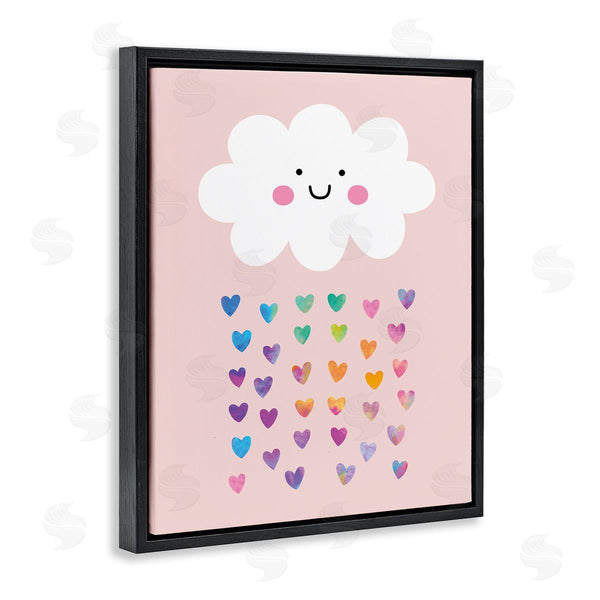 Stupell Industries Seven Trees | Happy Cloud With Rainbow Hearts