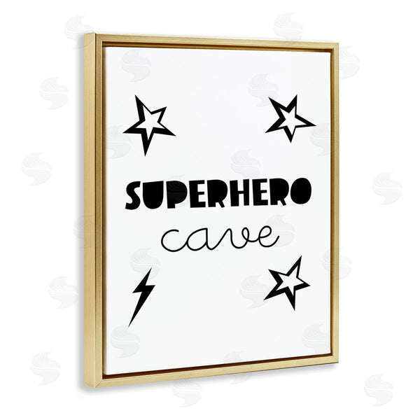 Stupell Industries Seven Trees | Superhero Cave Sign With Stars