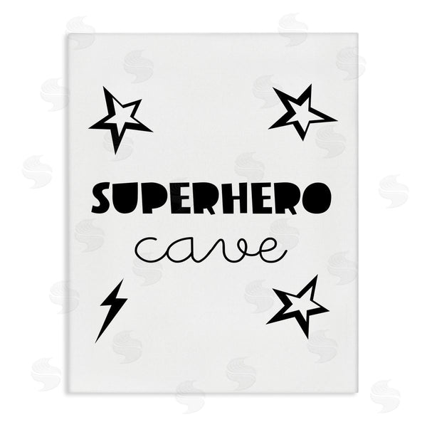 stupell industries Seven Trees | Superhero Cave Sign with Stars