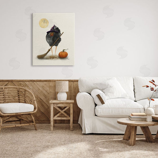 Stupell Industries Shanda Louis | Halloween Black Bird Witch Wall Art
