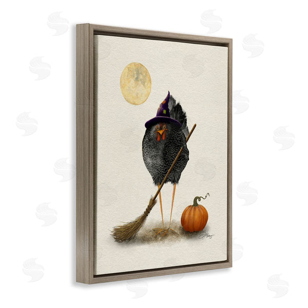 Stupell Industries Shanda Louis | Halloween Black Bird Witch Wall Art