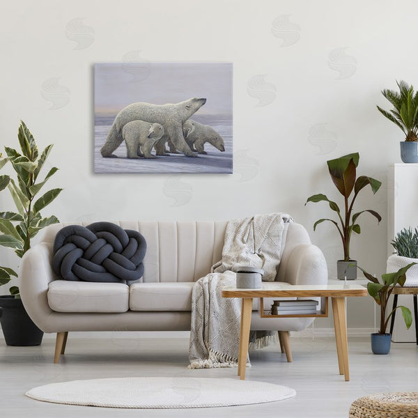 Stupell Industries Shane Lamb | Polar Bear Family Wall Art