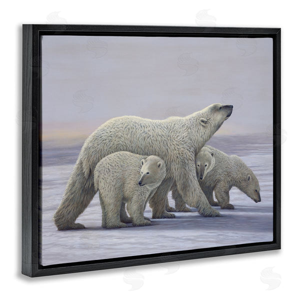 Stupell Industries Shane Lamb | Polar Bear Family Wall Art