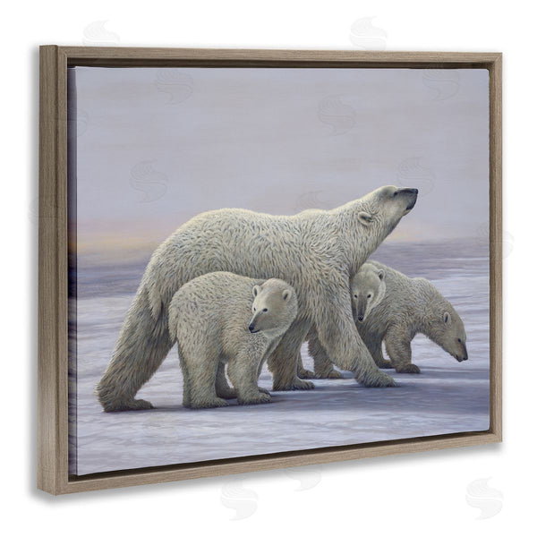 Stupell Industries Shane Lamb | Polar Bear Family Wall Art