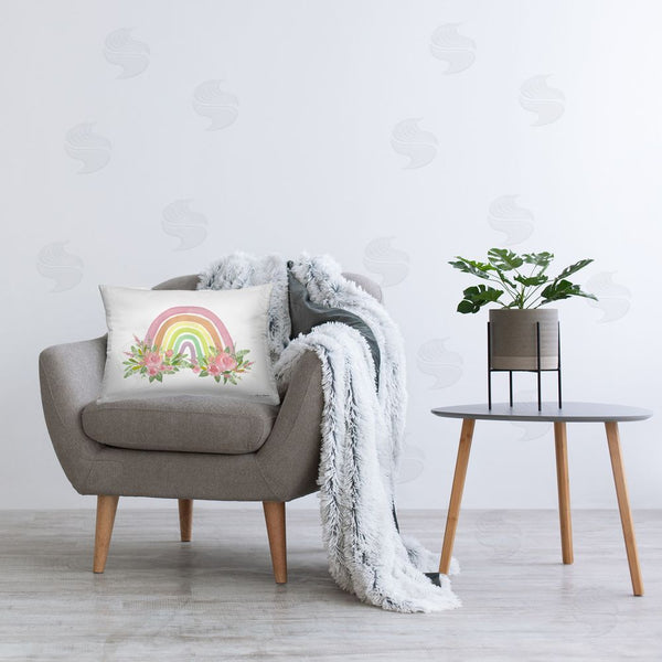 Stupell Industries Sharon Kuplack | Floral Pastel Rainbow