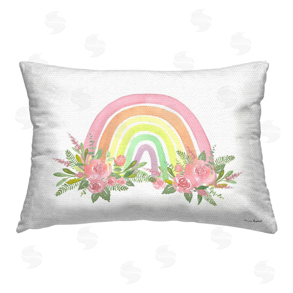 Stupell Industries Sharon Kuplack | Floral Pastel Rainbow