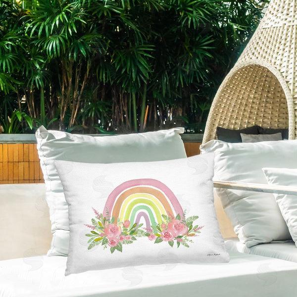 Stupell Industries Sharon Kuplack | Floral Pastel Rainbow