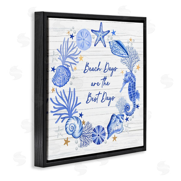 Stupell Industries Sharon Lee | Beach Days Best Wreath Wall Art