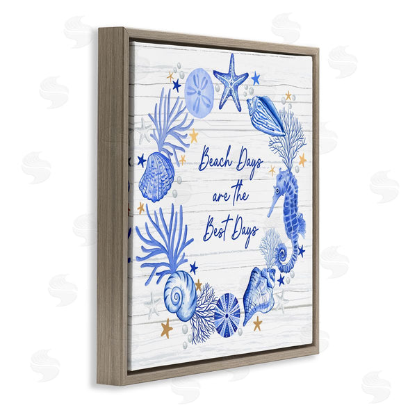 Stupell Industries Sharon Lee | Beach Days Best Wreath Wall Art