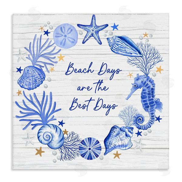 stupell industries Sharon Lee | Beach Days Best Wreath Wall Art
