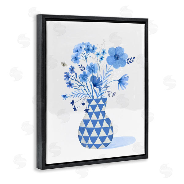 Stupell Industries Sharon Lee | Blue Mixed Floral Arrangement Wall Art