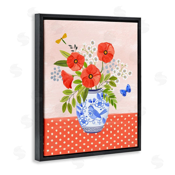 Stupell Industries Sharon Lee | Bright Bouquet On Polka Dots Wall Art