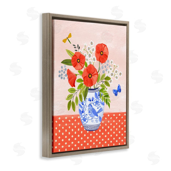 Stupell Industries Sharon Lee | Bright Bouquet On Polka Dots Wall Art